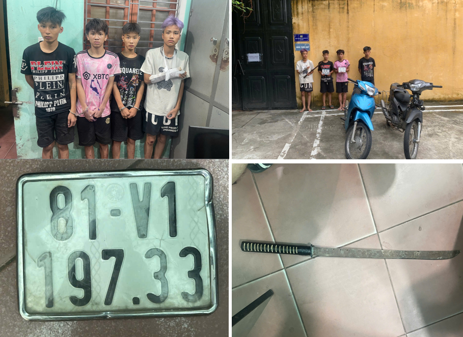 Cơ quan CSĐT Công an huyện Vĩnh Bảo: Khởi tố 4 đối tượng cướp tài sản